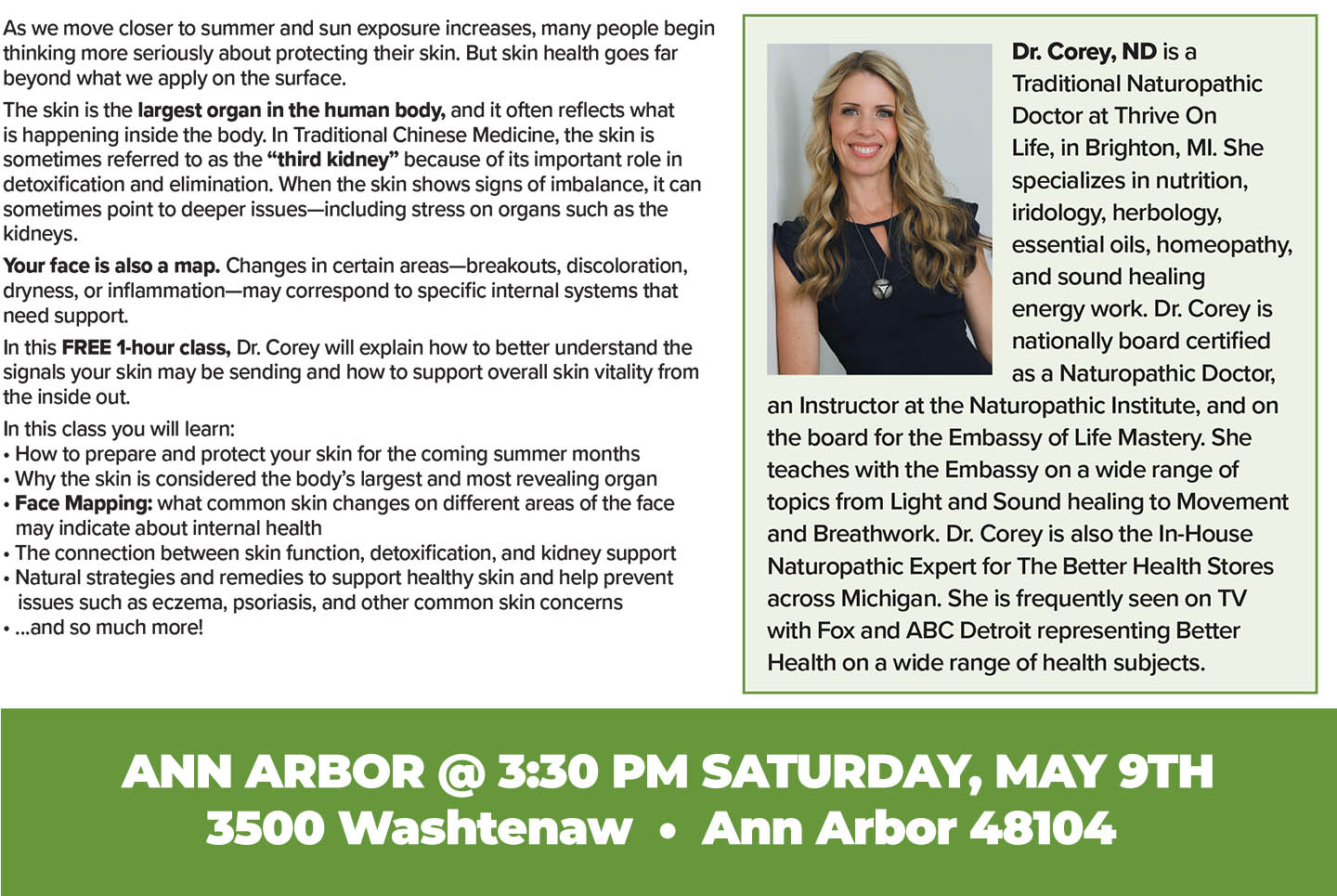 Ann Arbor Seminar
