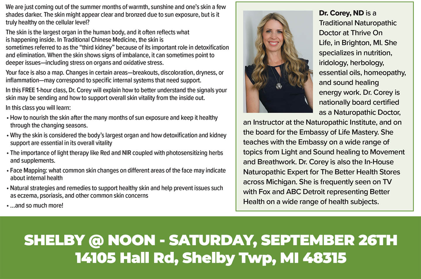 Shelby seminar